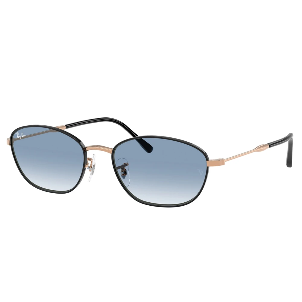Ray-Ban Unisex Blue Metal Frame Sunglasses Gradient Lenses