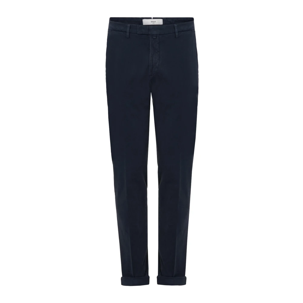 Briglia Blauwe Chino Broek Blue Heren