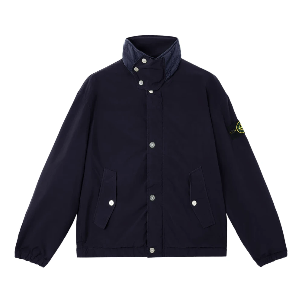 Stone Island Blue Jackets For Men - Male - Light Jackets - Xl - Jackets