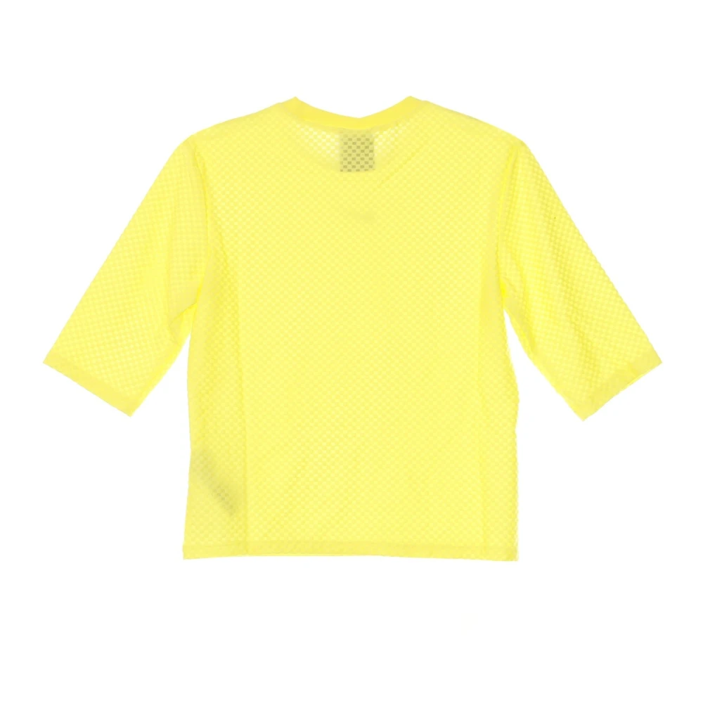 Nike Icon Clash Mesh Top Yellow Dames