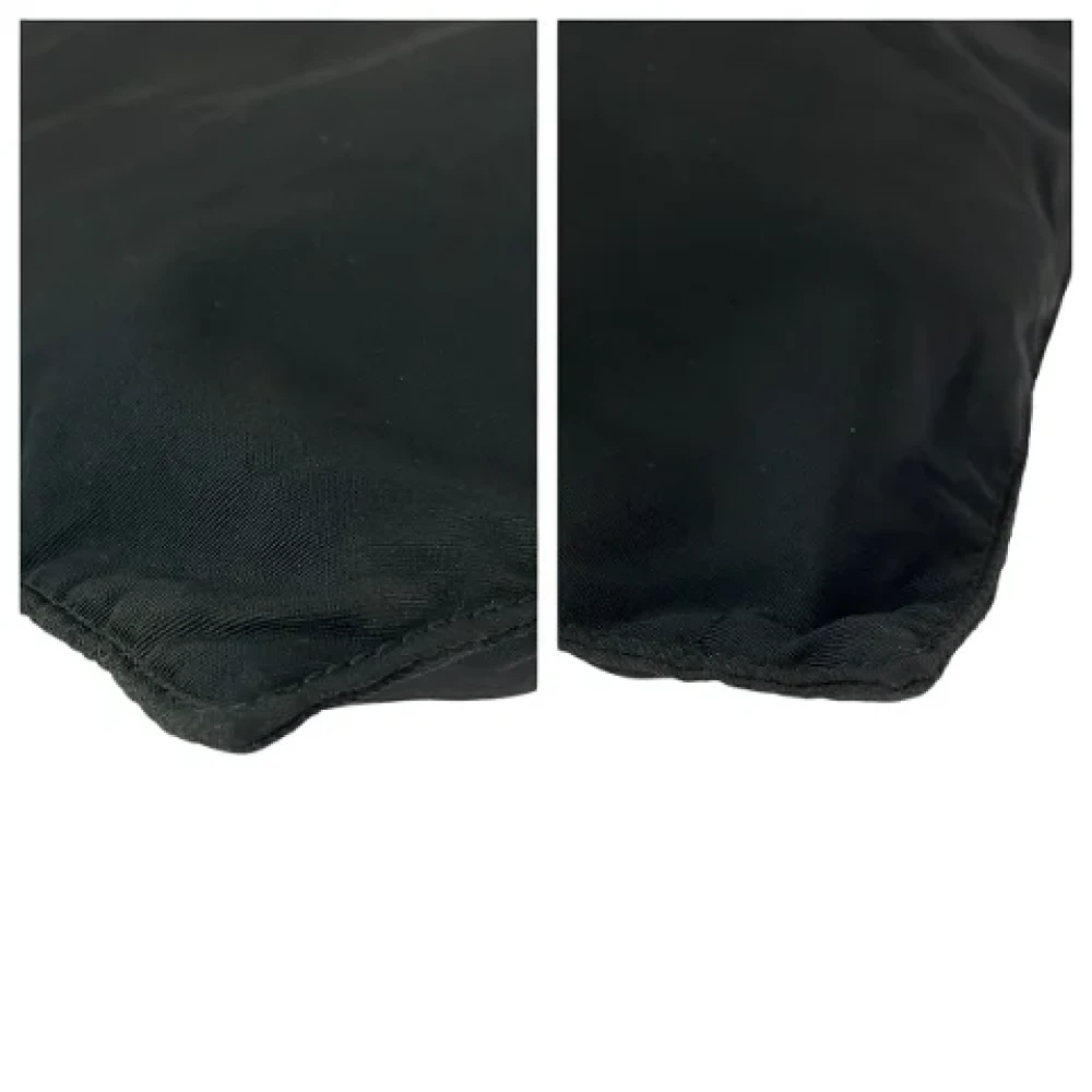 Prada Vintage Pre-owned Canvas prada-bags Black Dames