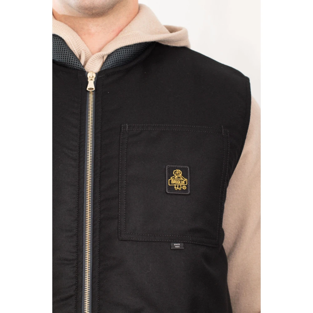 Briglia Licht Flanel Origineel Vest Black Heren