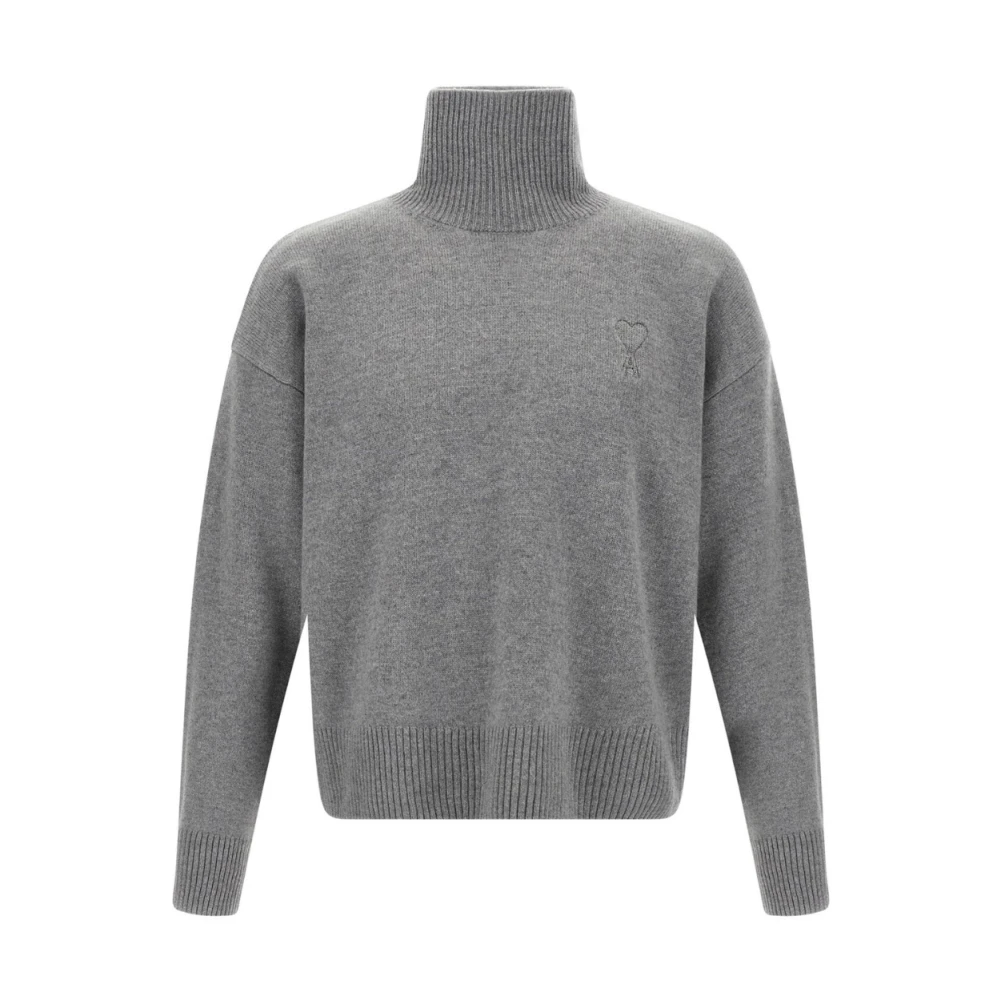 Ami Paris Uomo Grigio Maglie, L, New,