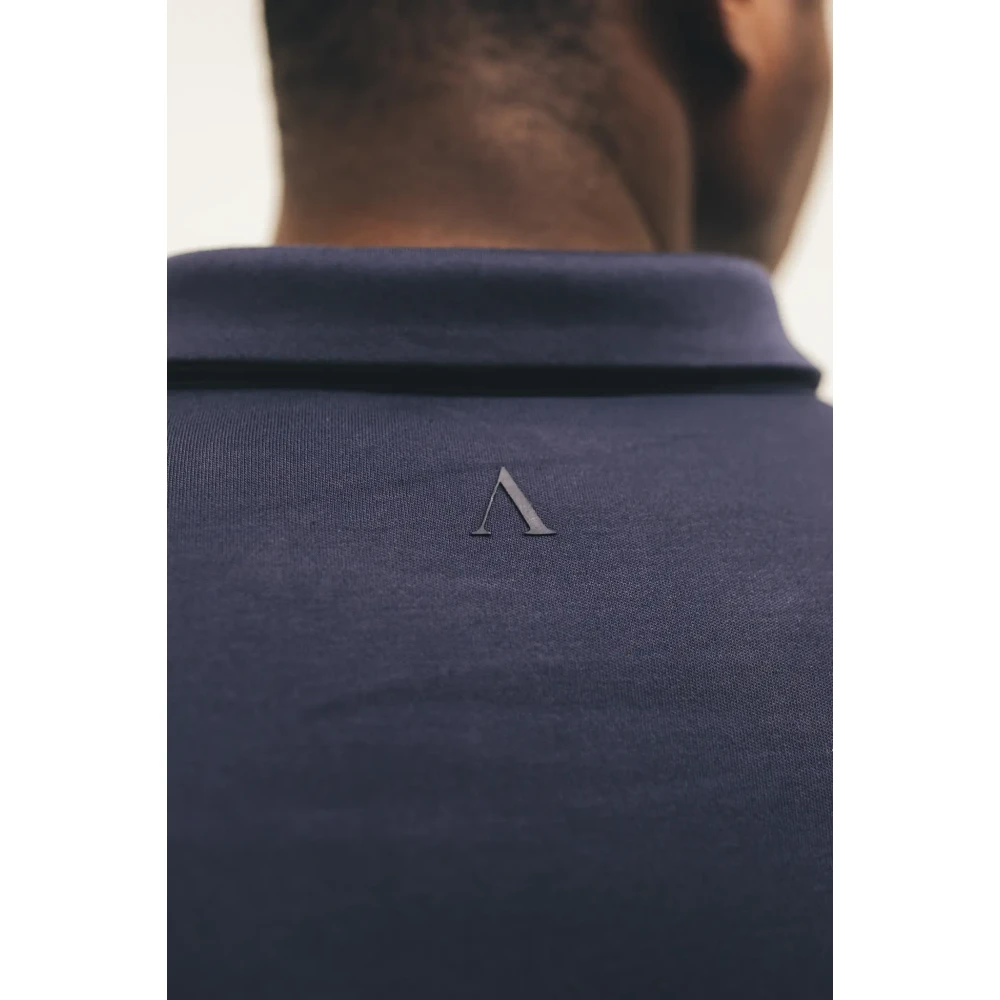 Aeden Donkerblauw Overhemd voor Mannen Black Heren