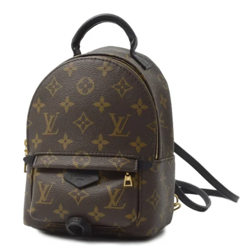 Louis Vuitton Vintage Pre-owned Canvas backpacks Brown Dames