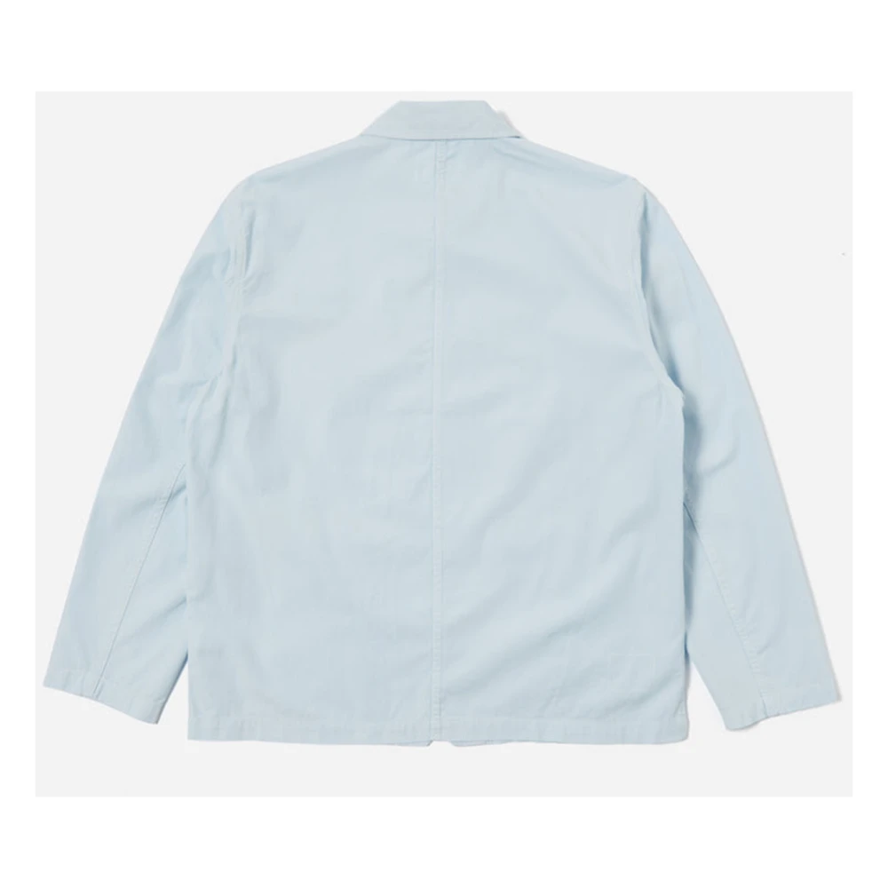 Universal Works Canvas Utility Jacket Blue Heren