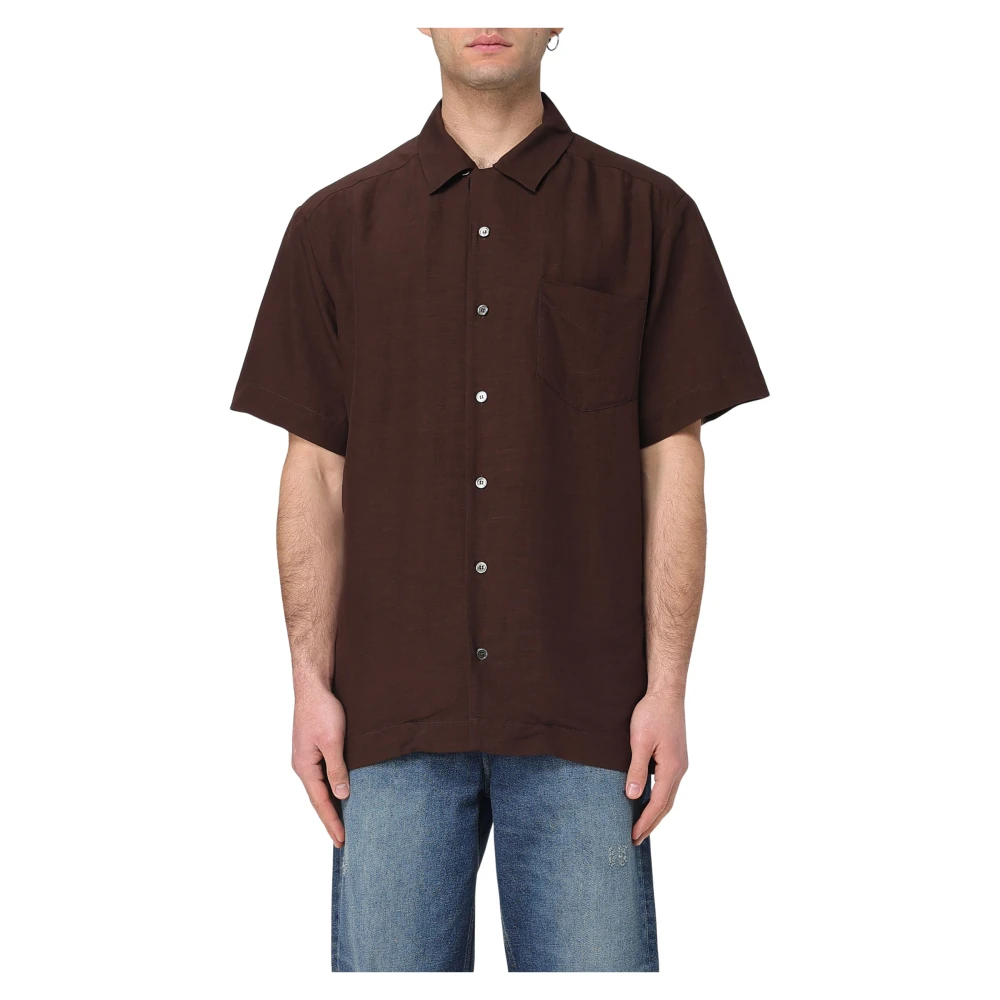 A.p.c. ROY Shirt voor Mannen Brown Heren