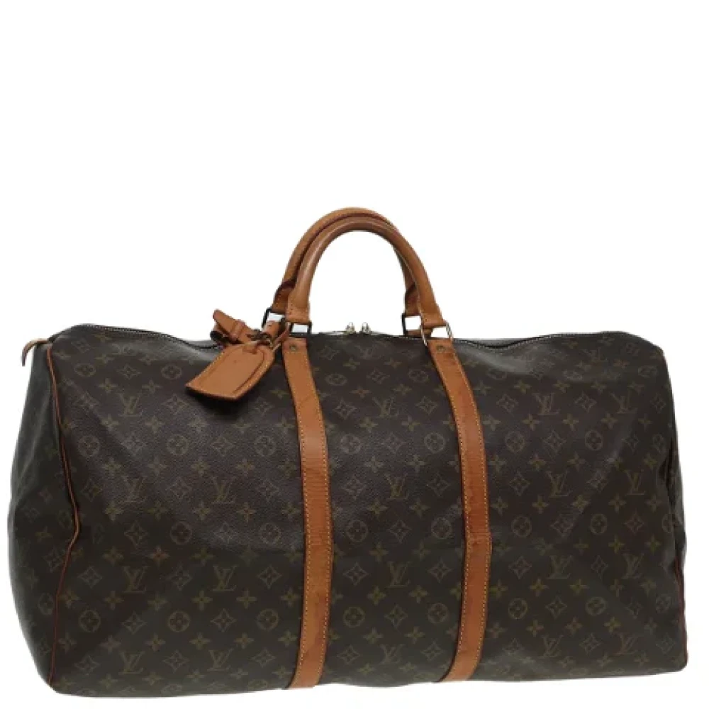 Louis Vuitton Vintage Pre-owned Canvas travel-bags Brown Dames