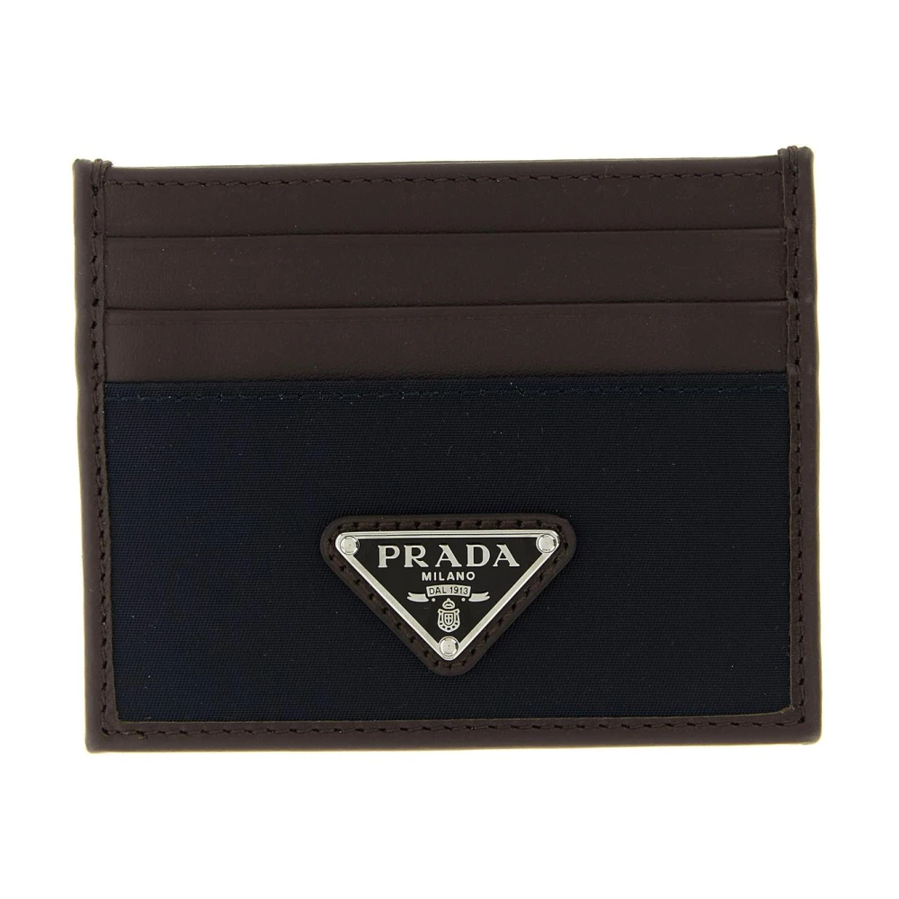 Prada , Wallets & Cardholders, Male, Blue, One Size, Portacarte - Image 3