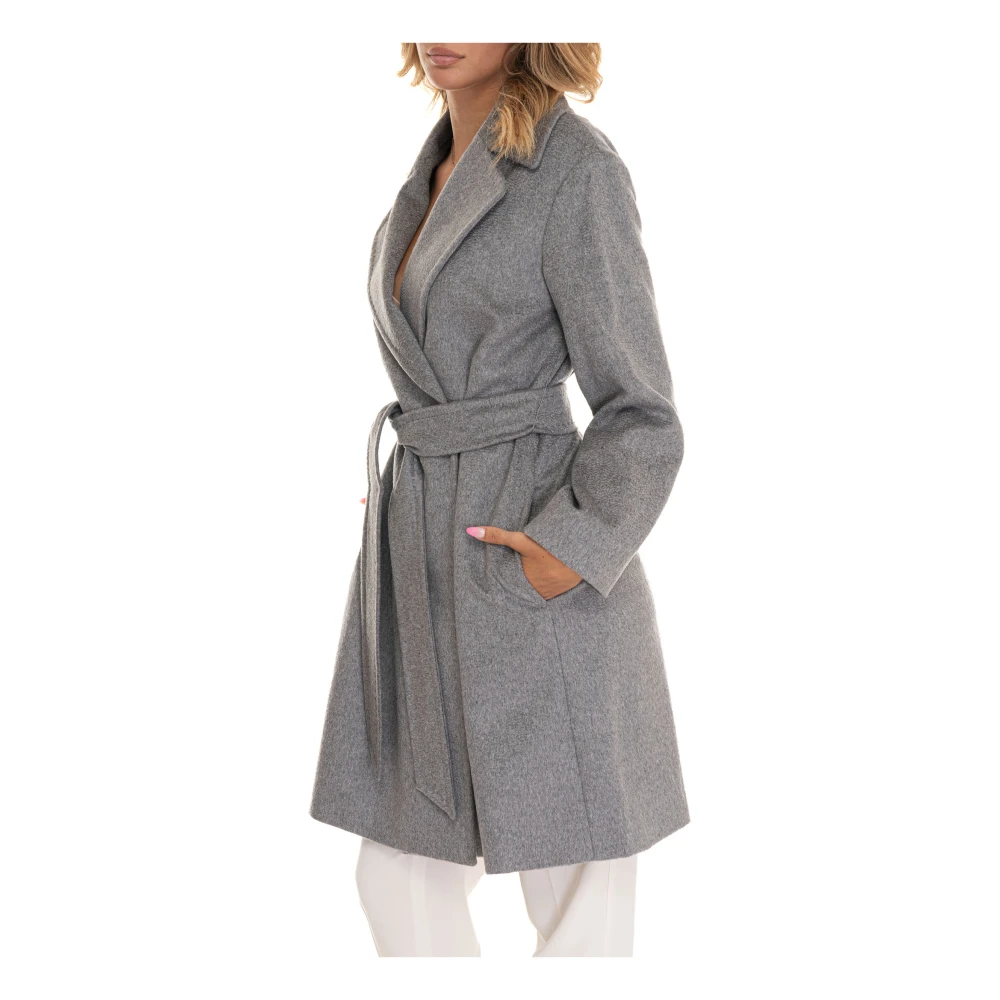 Max Mara Studio Stijlvolle Winterjas voor Vrouwen Gray Dames