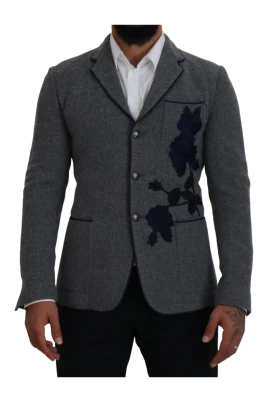 Slim Fit Ull Roses Blazer