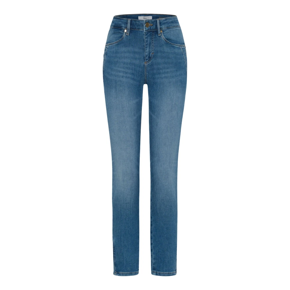 BRAX Moderne Skinny Fit 6 8 Lengte Jeans voor Dames Blue Dames