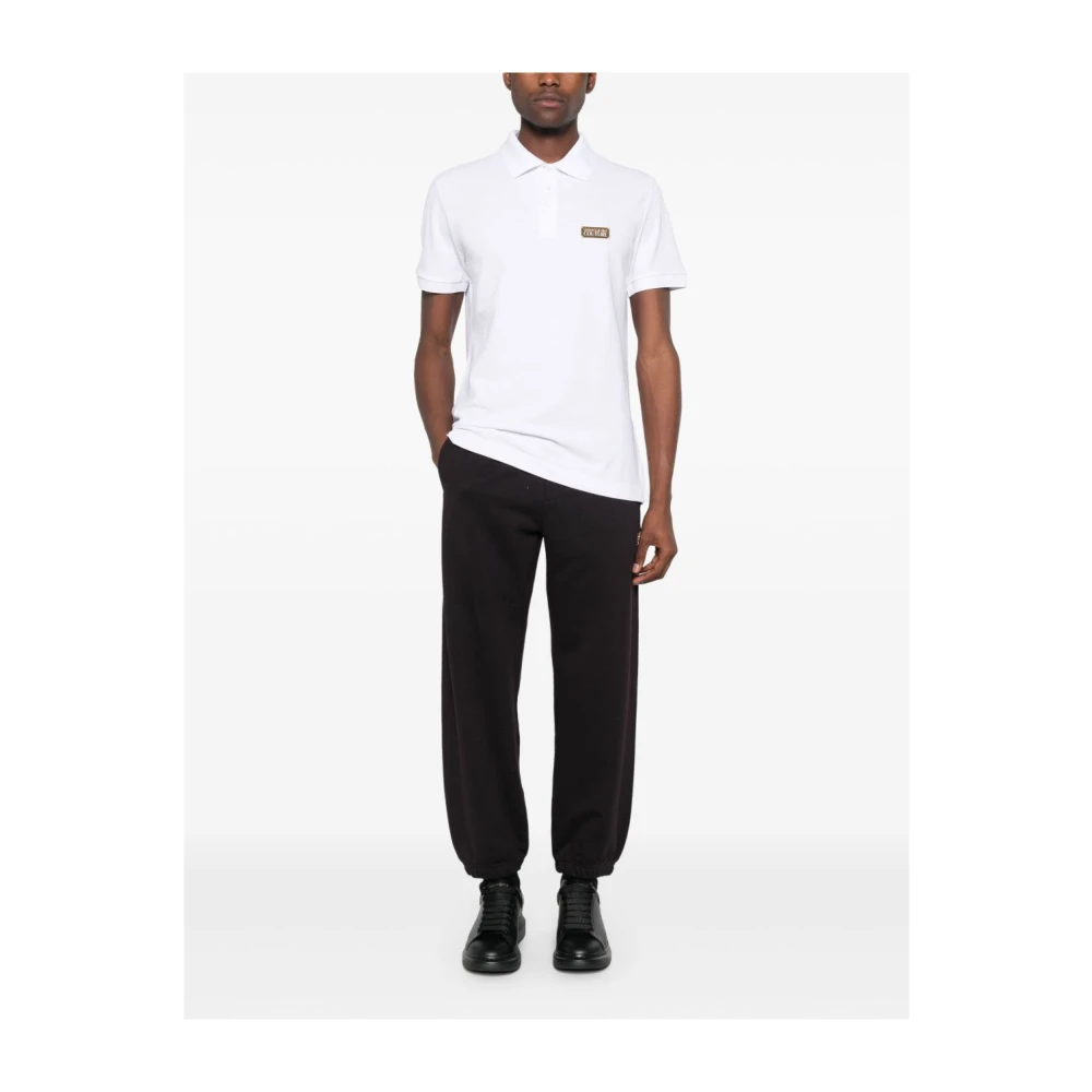 Versace Jeans Couture Witte Button-Up T-shirts en Polos White Heren
