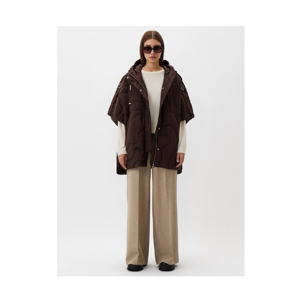 Hugo Boss Stijlvolle Jas voor Mannen Brown Dames