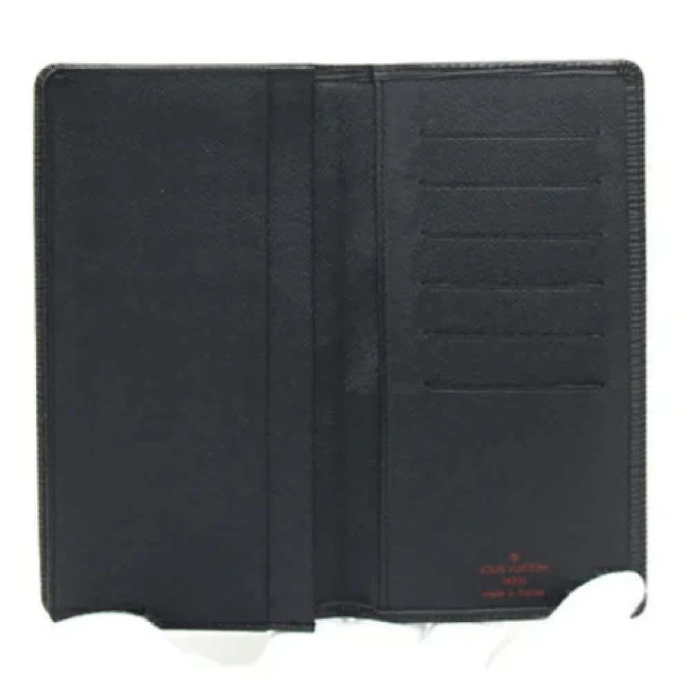 Louis Vuitton Vintage Pre-owned Leather wallets Black Heren