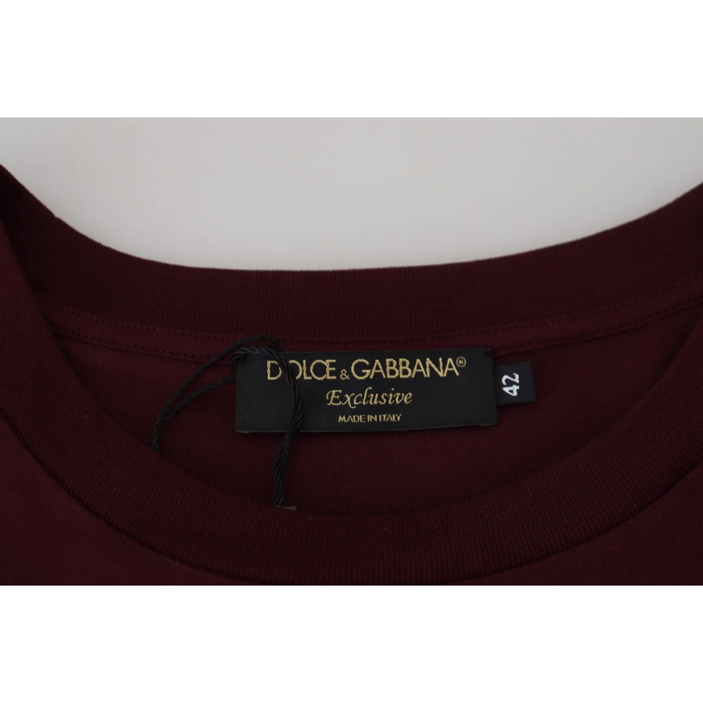 Dolce & Gabbana T-Shirts Brown Heren