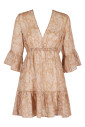 robe-mini-en-voile-de-lin-marron