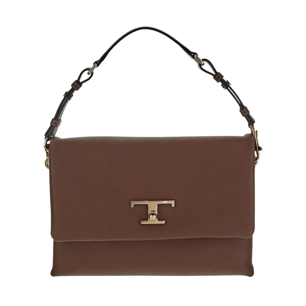 TOD'S Leren Handtas Brown Dames