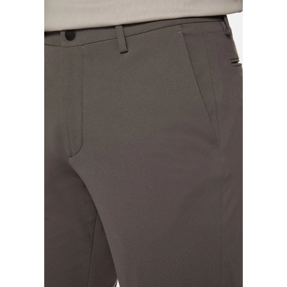 Boggi Milano B-Tech Stretch Nylon Broek Beige Heren