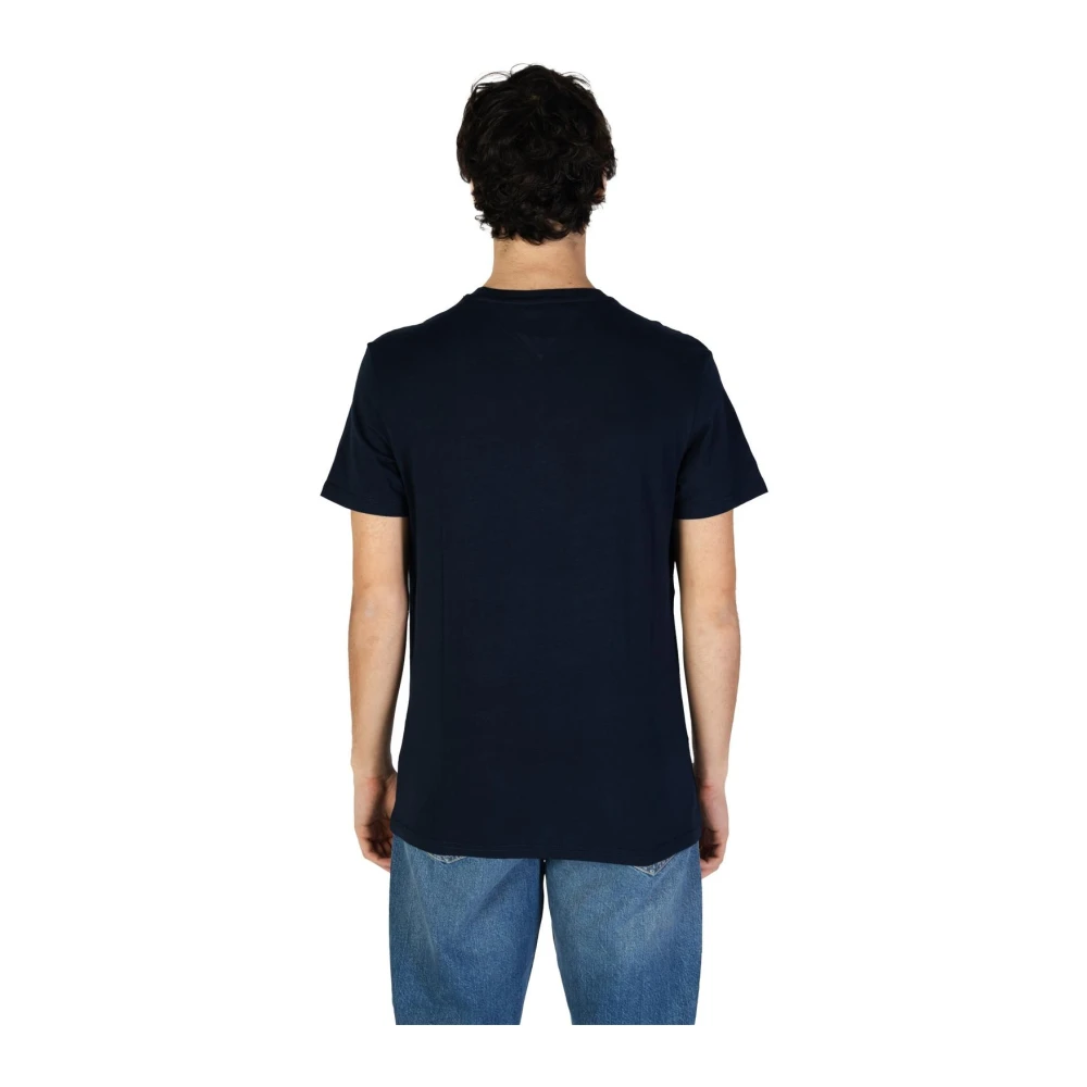 Tommy Jeans Blauwe Crew Neck Tee Blue Heren