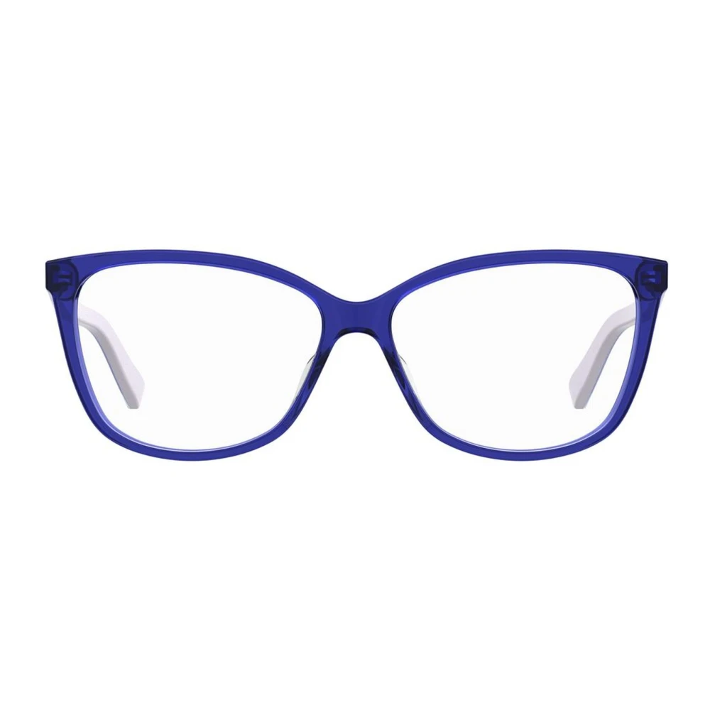 Love Moschino Blauwe Acetaatframe Bril voor Vrouwen Blue Dames