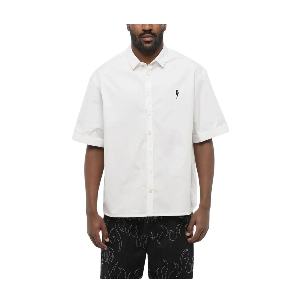Shirts > Short Sleeve Shirts - - Neil Barrett - Modalova