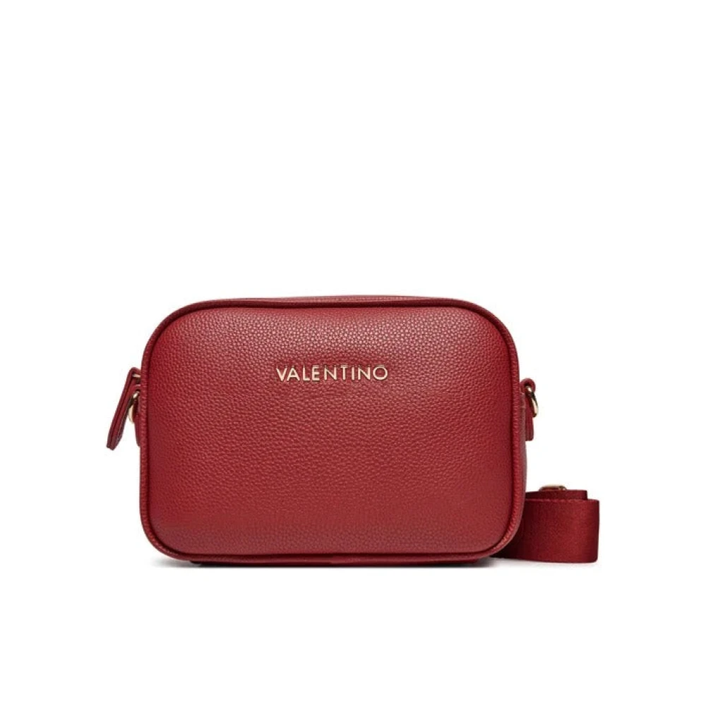 Valentino by Mario Valentino Stijlvolle Crossbody Tas in Donkerrood Red Dames