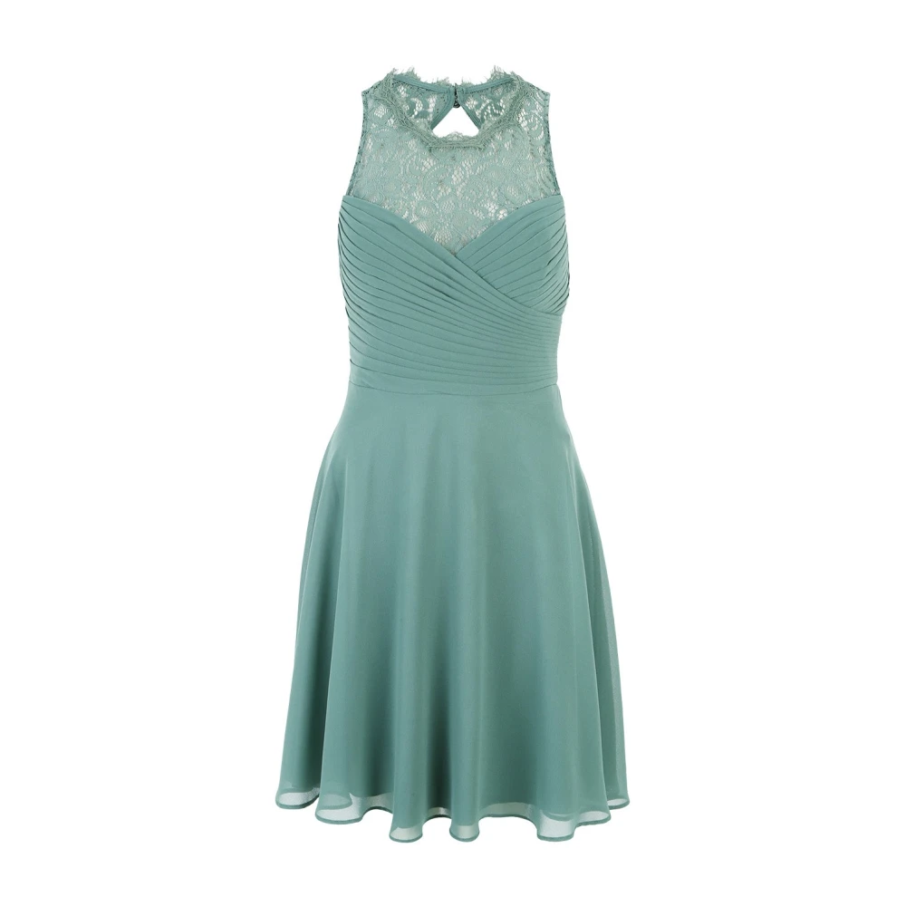 Vera Mont Donna Verde Lace Midi Dress