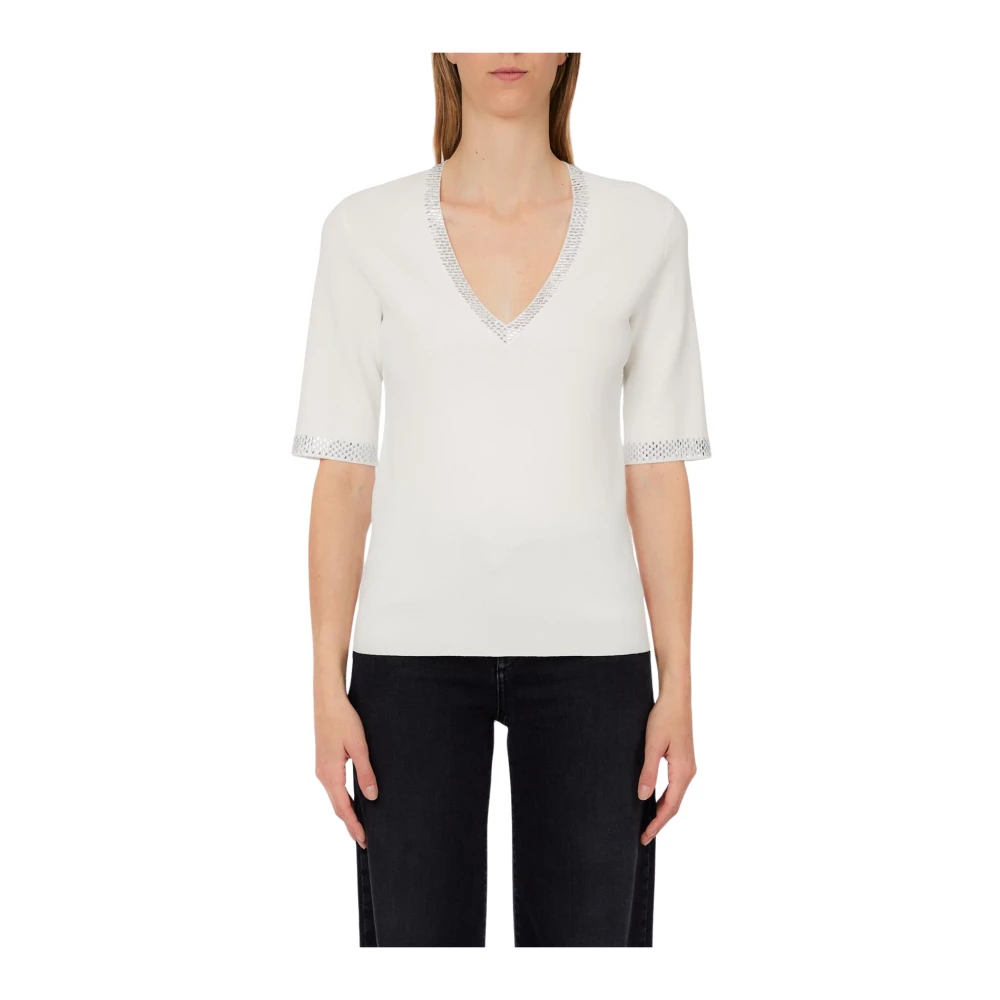 Liu Jo Vrouw Wit Truien & Vesten Dames, L, Sweater