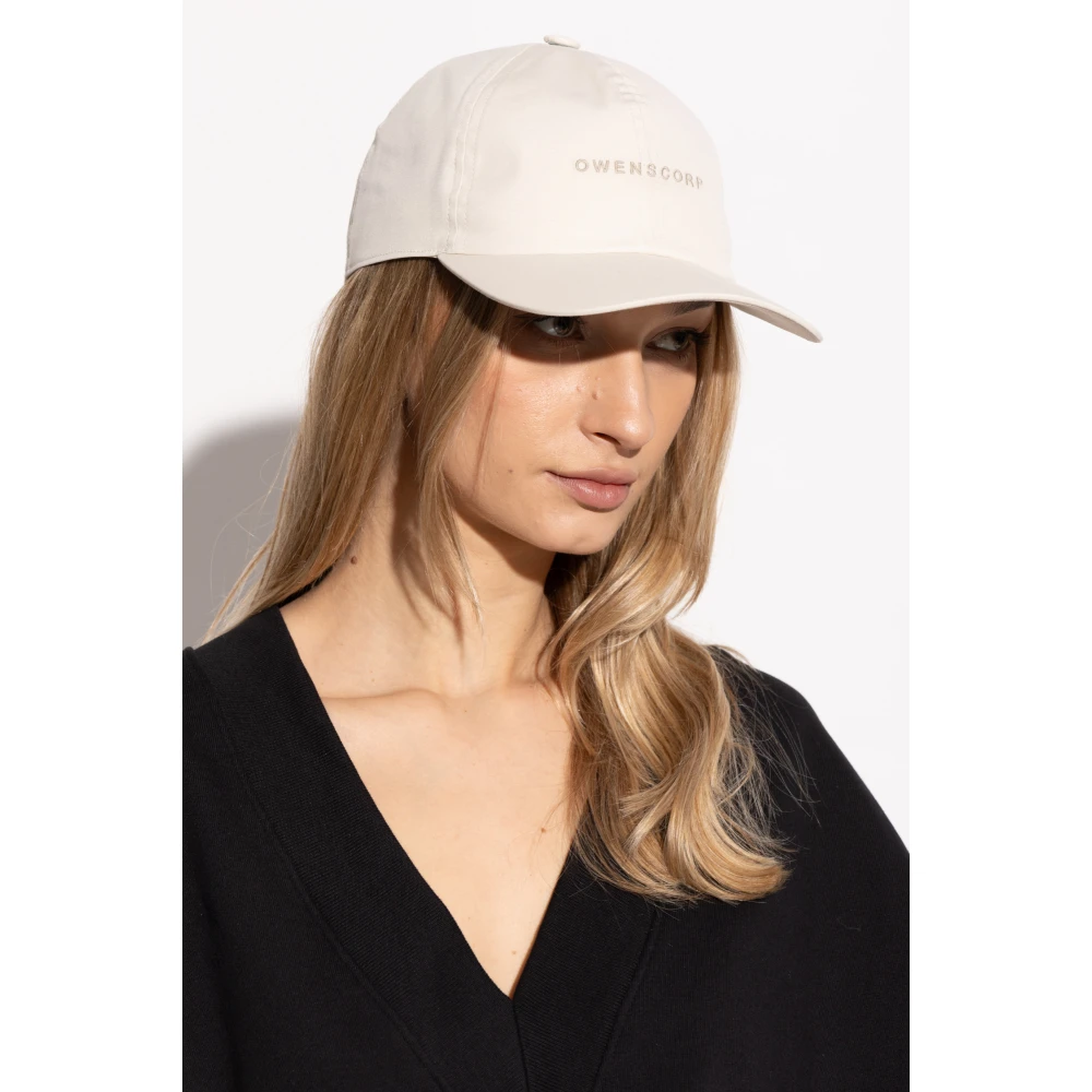Rick Owens Baseballpet Beige Unisex