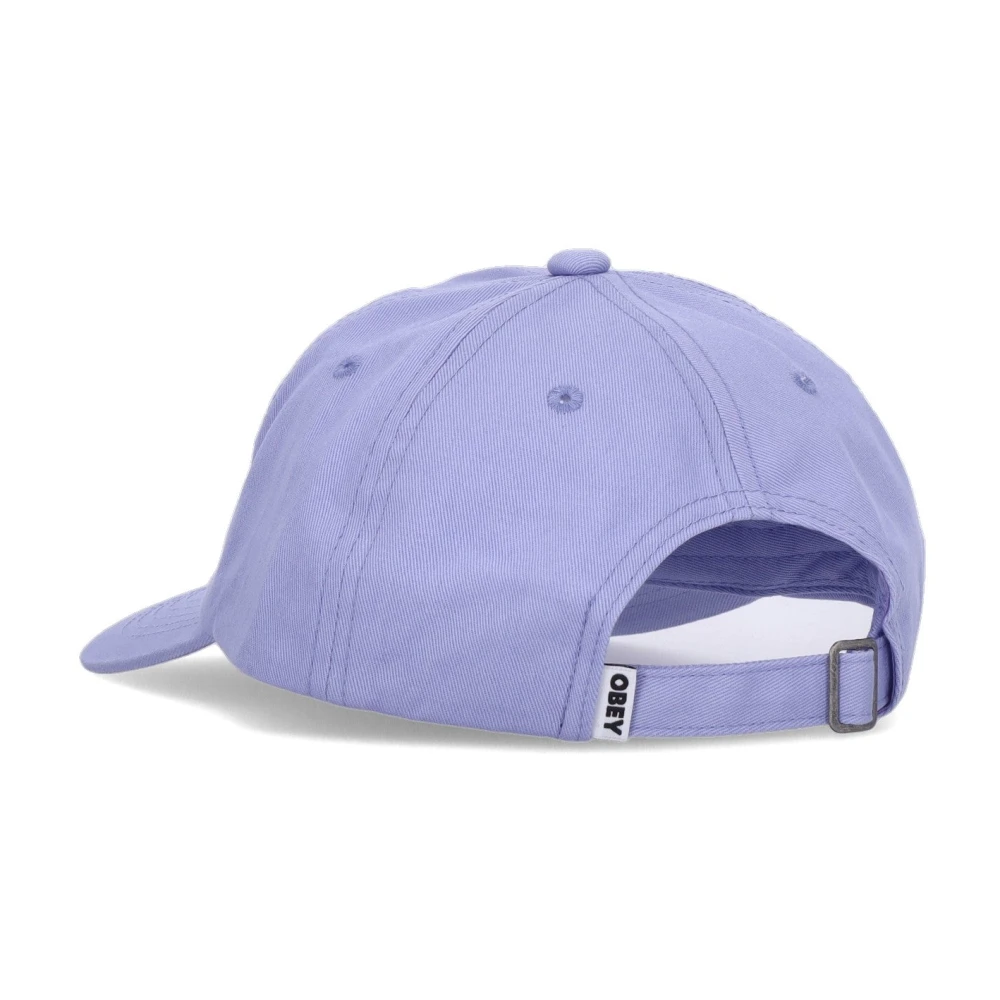 Obey Digitale Violet Gebogen Klep Pet Purple Heren