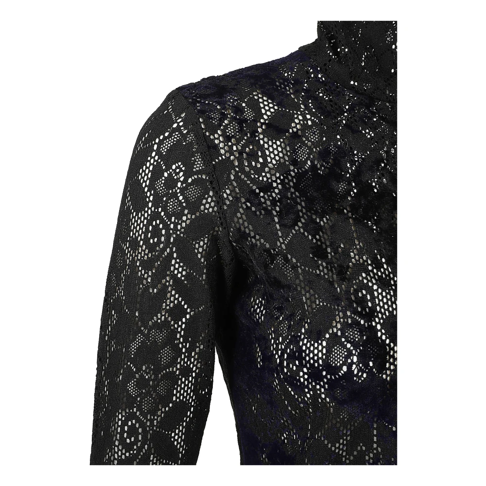 High Zwarte truien Black Dames