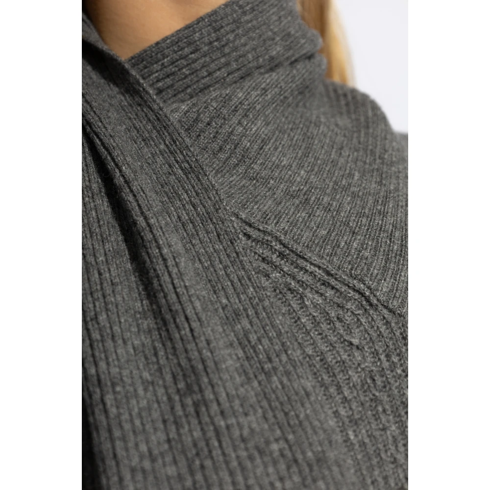ETRO Trui met decoratieve sjaal Gray Dames