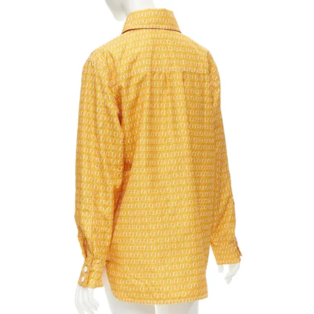 Fendi Vintage Pre-owned Polyester tops Orange Dames