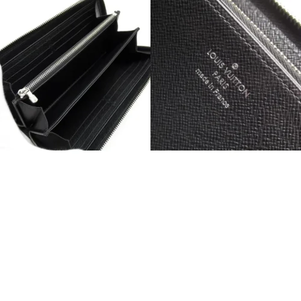 Louis Vuitton Vintage Pre-owned Leather wallets Black Heren