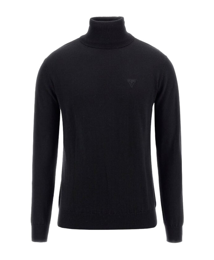 pull-col-roule-noir-coupe-droite
