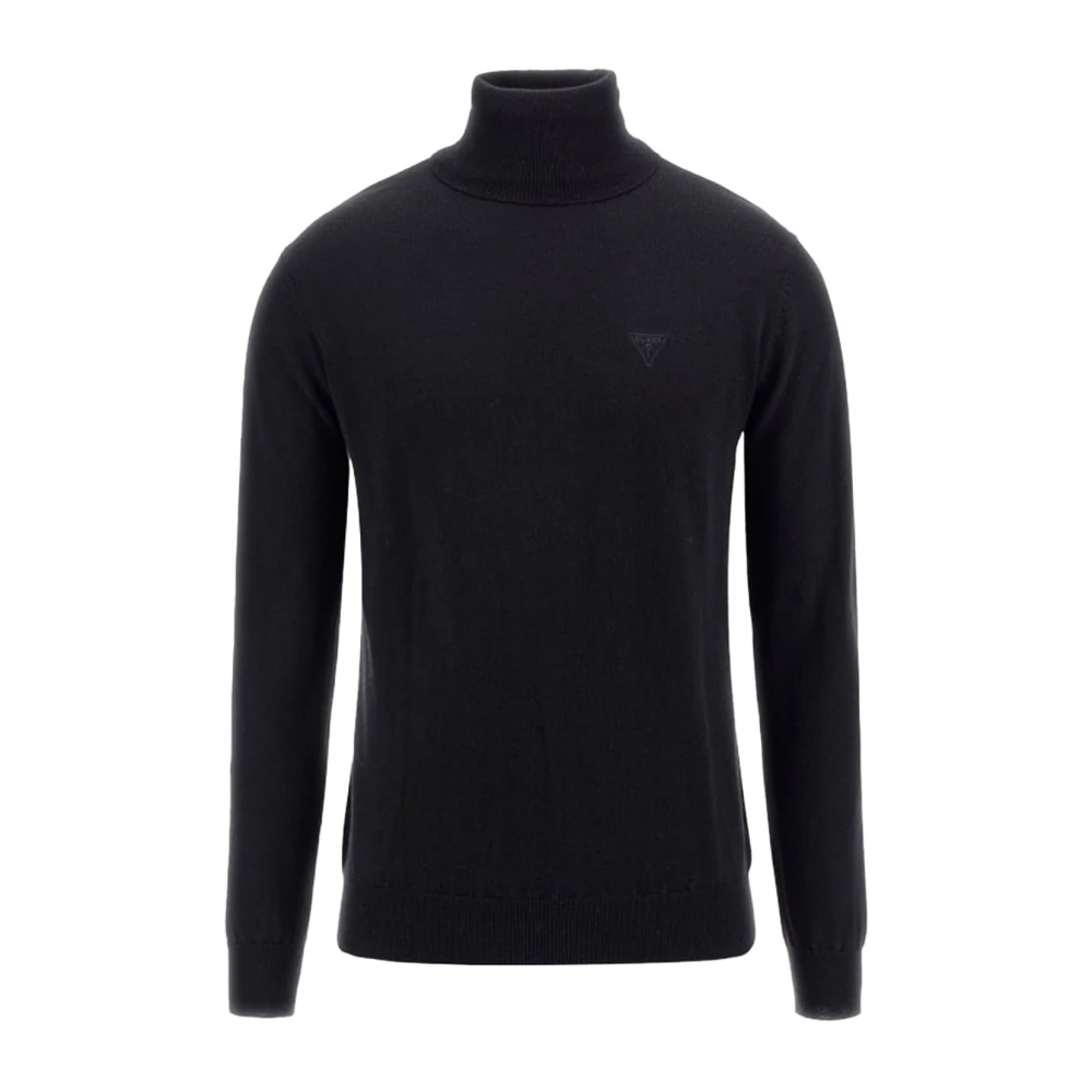 Guess Zwarte coltrui rechte pasvorm Black Heren