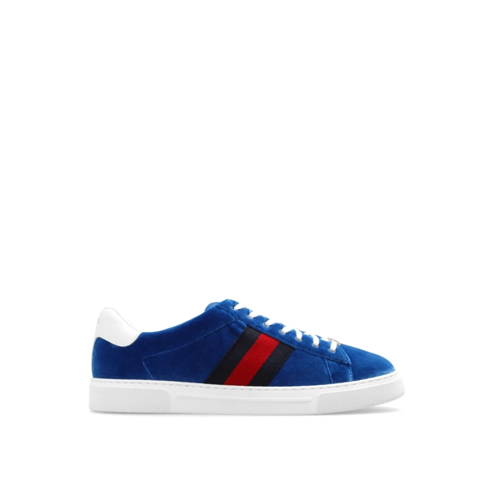 Gucci Snygga Sneakers för Trendiga Outfits Blue, Herr