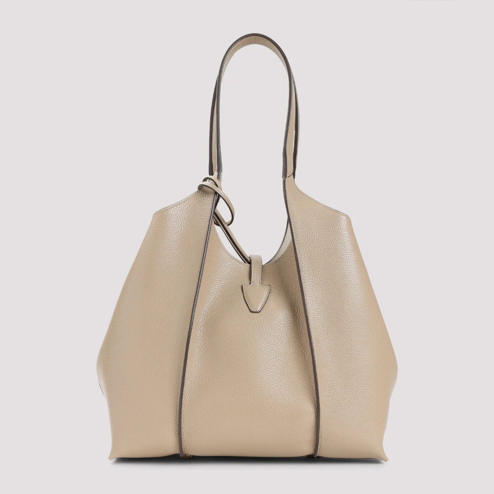 TOD'S Neutrale Shopper Tas Beige Dames