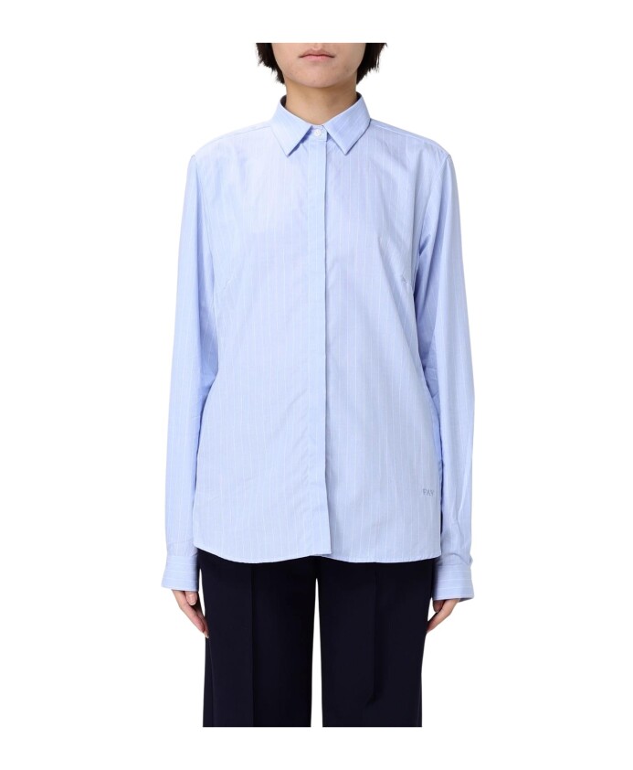chemise-en-coton-a-rayures-bleues