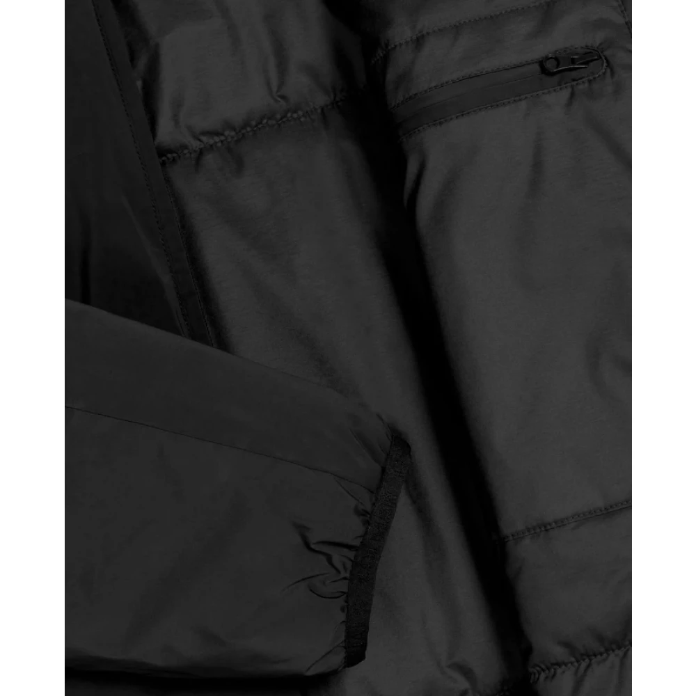 Colmar Zwarte herenjas met capuchon Black Heren