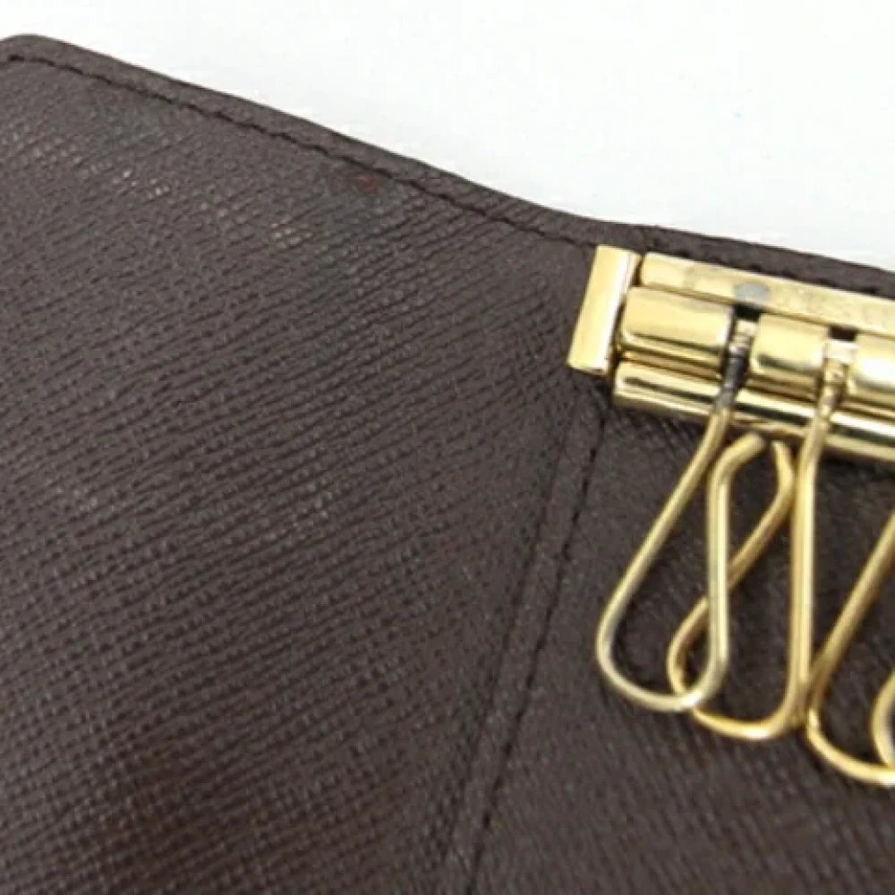 Louis Vuitton Vintage Pre-owned Fabric key-holders Brown Dames