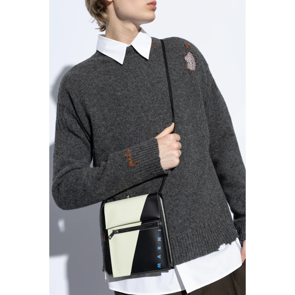 Marni Tribeca schoudertas Black Heren