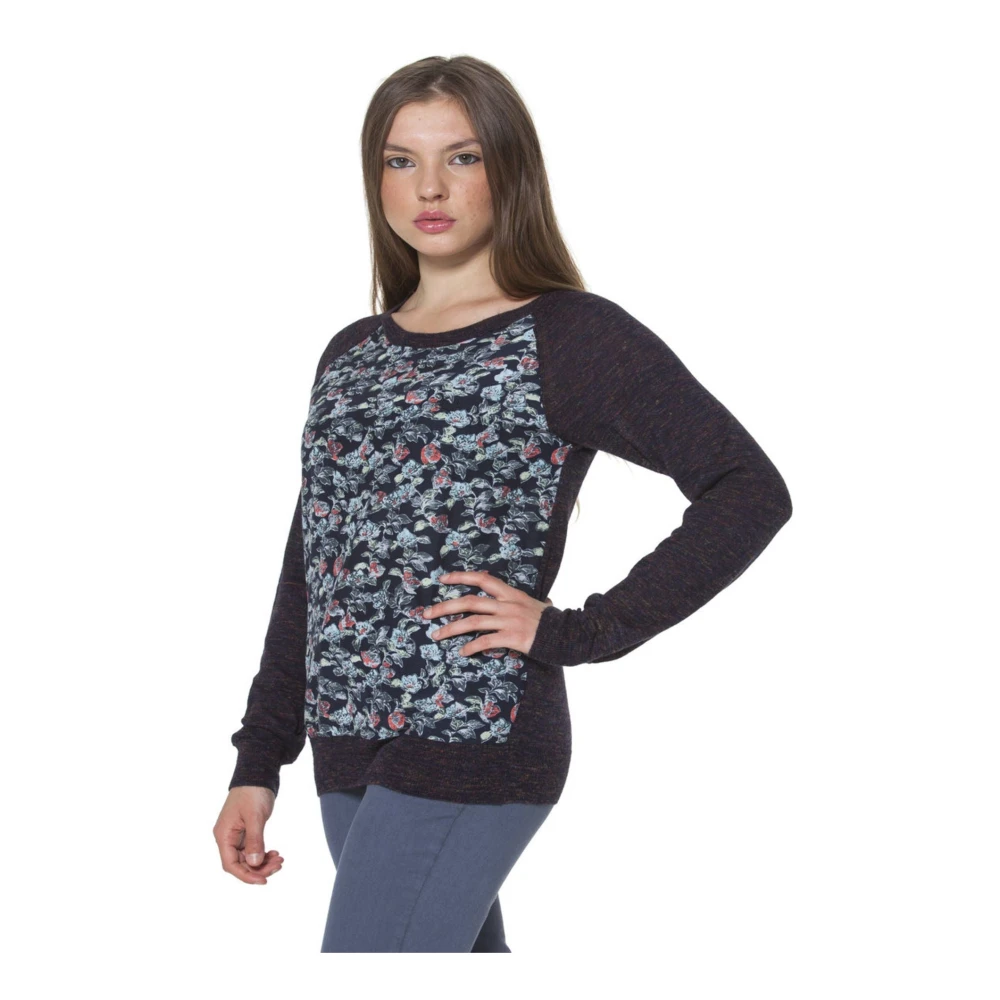 Fred Perry Multicolor Trui met Lange Mouwen en Ronde Hals Multicolor Dames