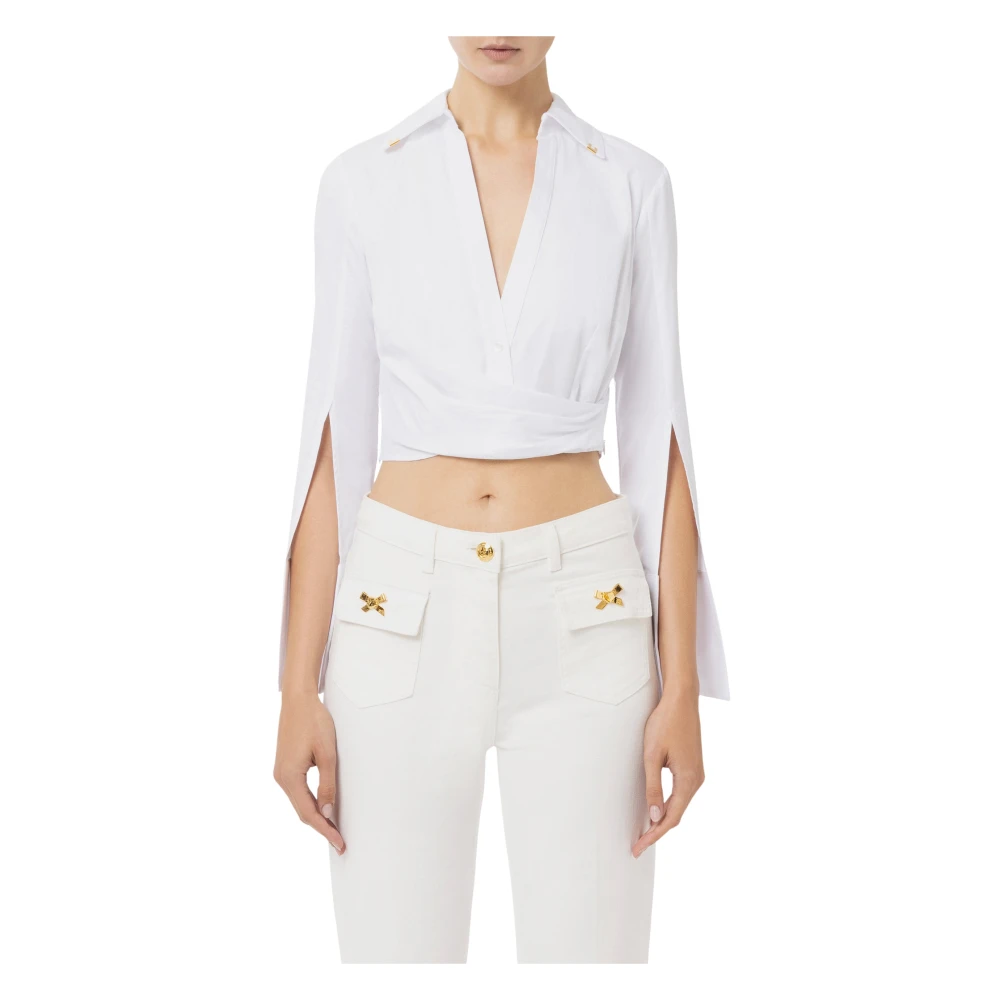 Elisabetta Franchi Stijlvolle Modellen Collectie White Dames