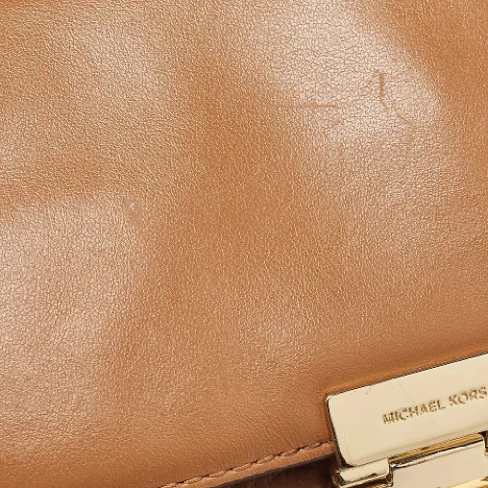 Michael Kors Pre-owned Leather shoulder-bags Brown Dames