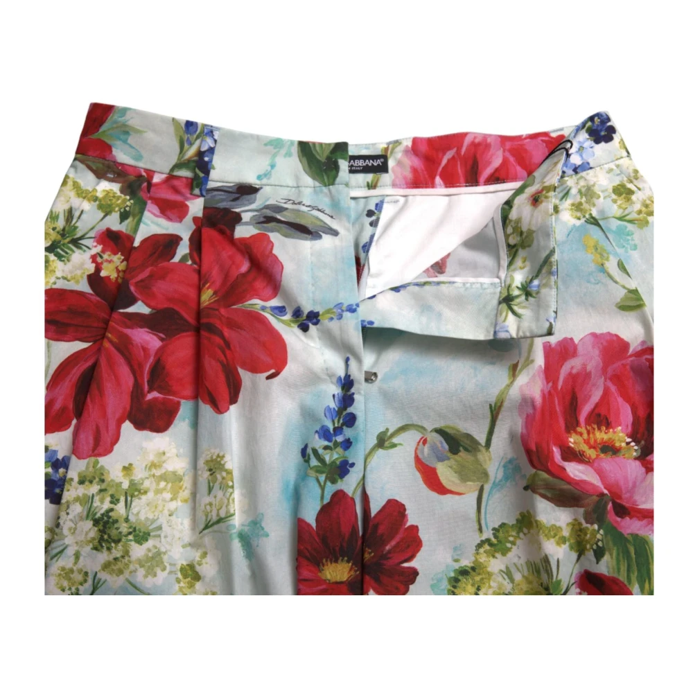 Dolce & Gabbana Bloemenprint Wijde Culottes Multicolor Dames
