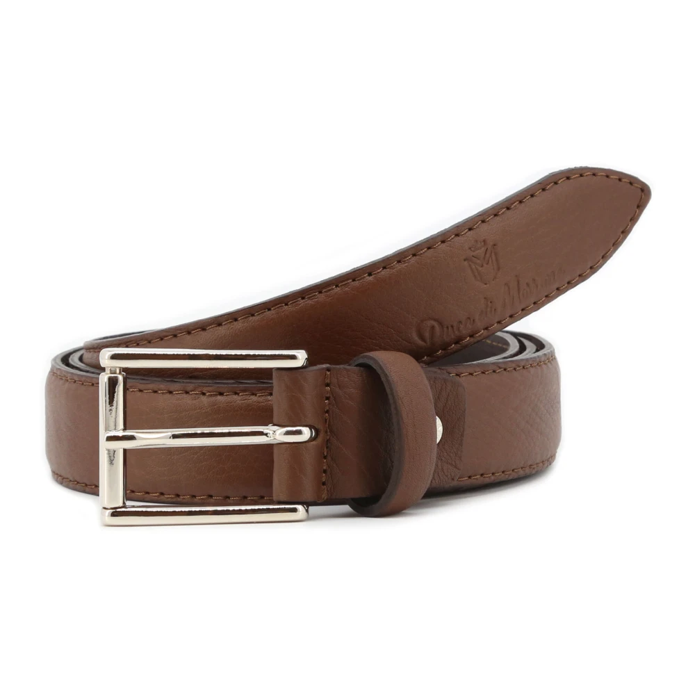 Duca di Morrone Lichtbruine leren riem Brown Heren