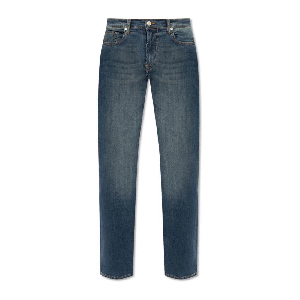PS By Paul Smith Jeans met licht toelopende pijpen Blue Heren
