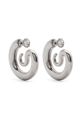 crystal-hoop-earrings-with-silver-finish